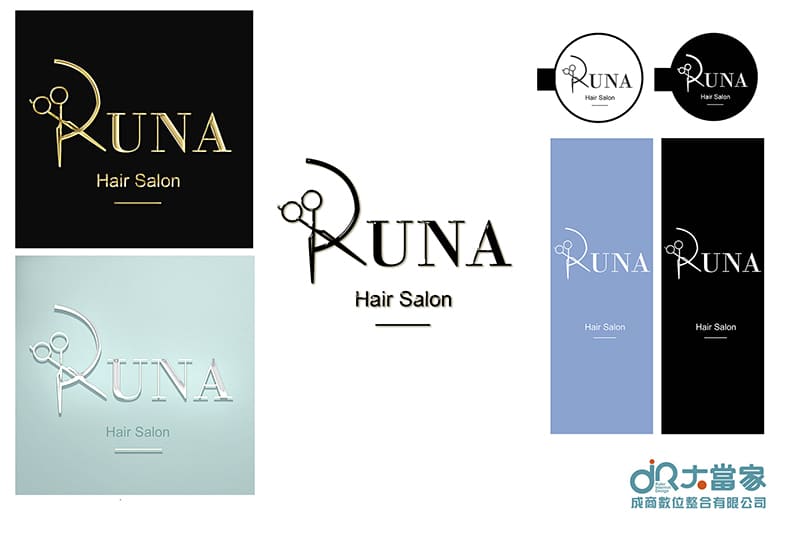 Runa,企業LOGO,廣告設計
