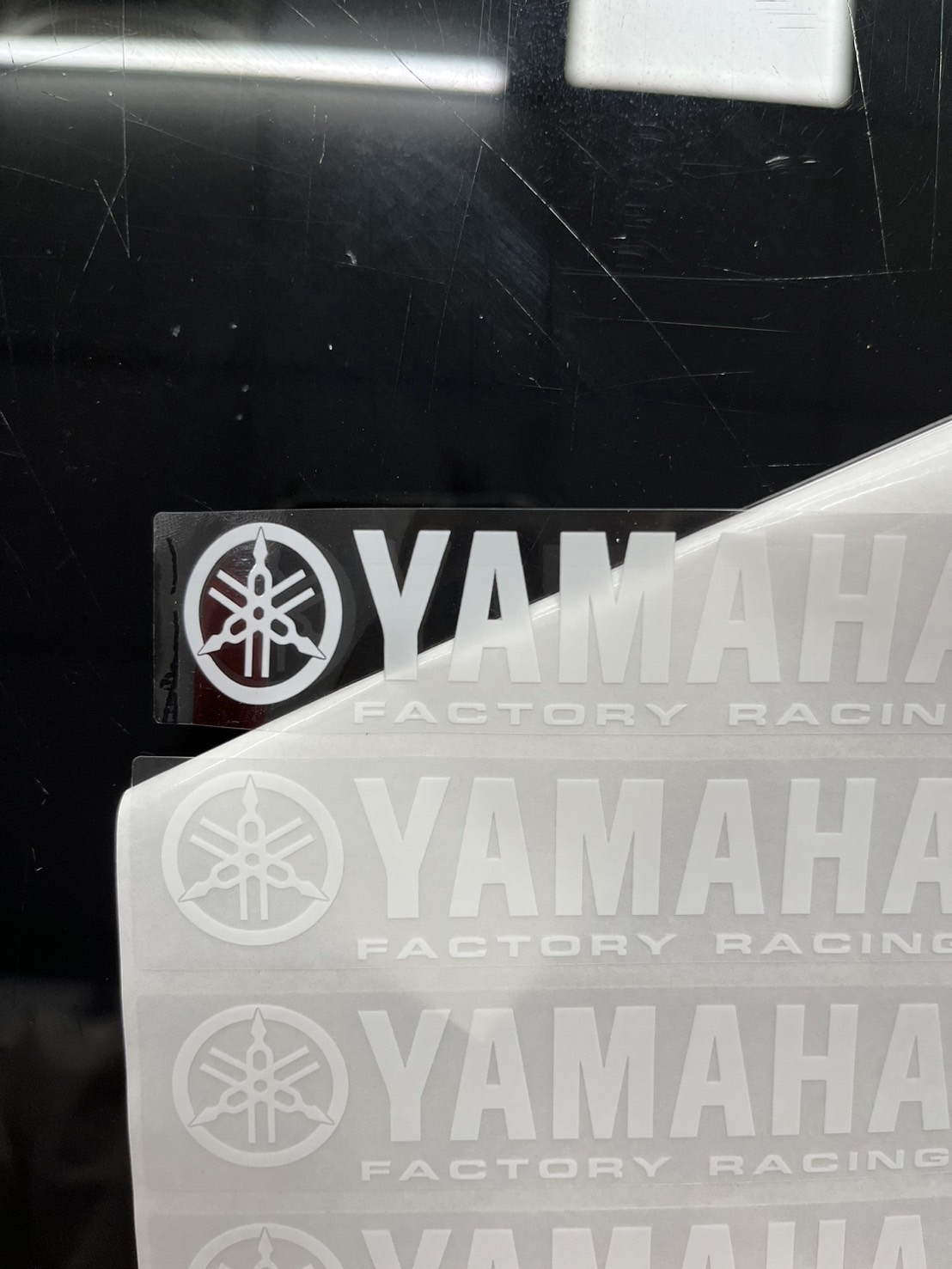 YAMAHA透明貼紙